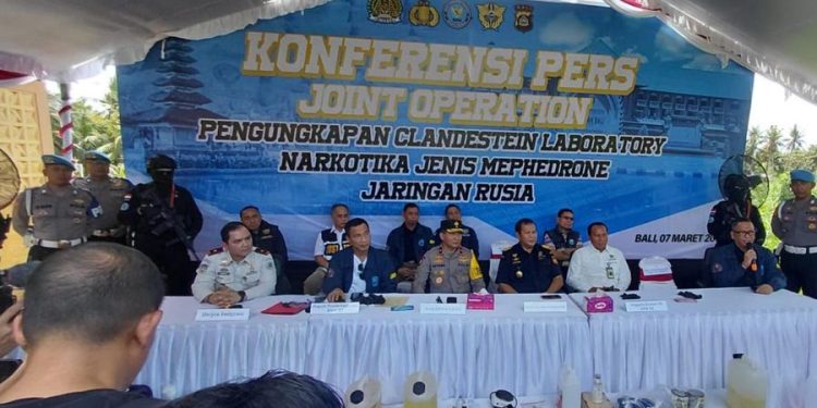 BNN dan Bea Cukai Bongkar Lab Narkoba di Bali, Dua WN Rusia Ditangkap