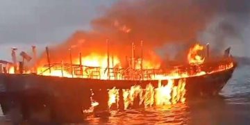Kapal Ikan Meledak di Belawan, 3 ABK Tewas dan 5 Hilang