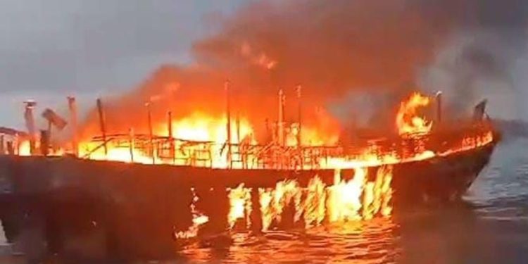 Kapal Ikan Meledak di Belawan, 3 ABK Tewas dan 5 Hilang