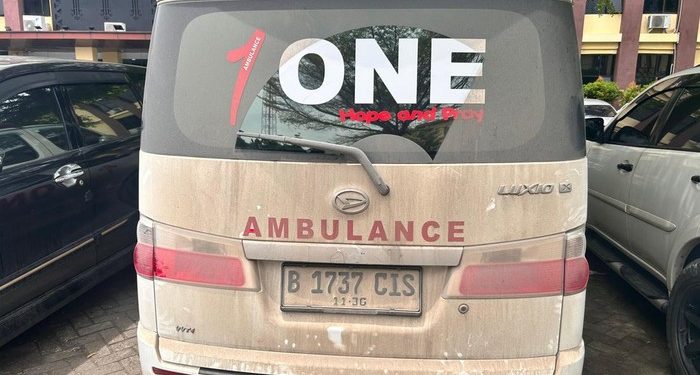 Empat Warga Tangerang Bawa 15,7 Kg Sabu dalam Ambulans, Ditangkap di Lampung