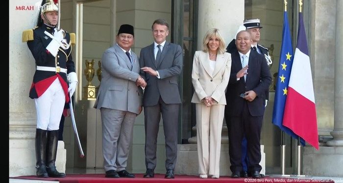 Bertemu Macron, Prabowo Bicara Stabilitas Timur Tengah dan Kemerdekaan Palestina