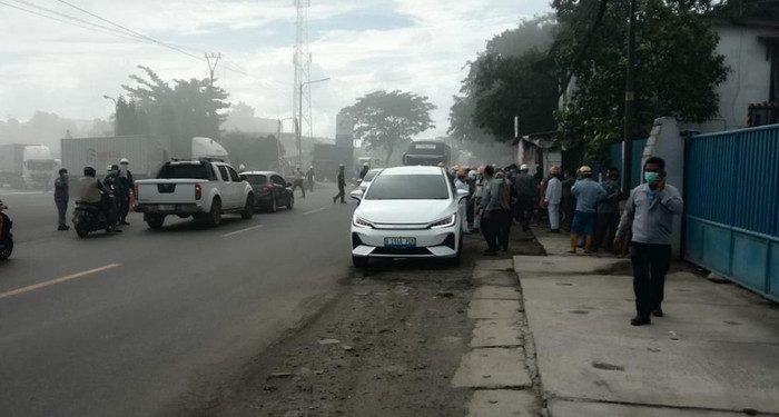 Ledakan di Pabrik Kimia Cilegon, Satu Pekerja Dilarikan ke Puskesmas