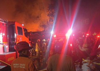 Kebakaran Hebat di Kemayoran, 250 Rumah Ludes dan 3 Warga Terluka