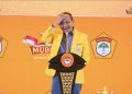 Lagu ‘Mas Bahlil Ganteng’ Diputar Saat Mau Pidato, Bahlil Tepok Jidat