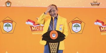 Lagu ‘Mas Bahlil Ganteng’ Diputar Saat Mau Pidato, Bahlil Tepok Jidat