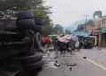 Truk Tabrak 8 Kendaraan di Sibolangit Sumut, 4 Orang Meninggal Dunia