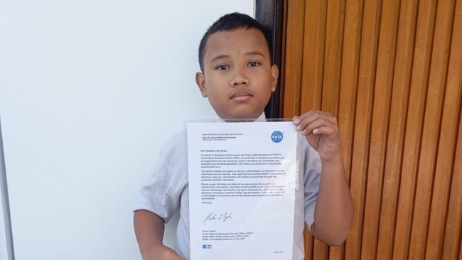Sosok Ibrahim Al Abrar, Siswa SD di Boyolali Penemu Celah Keamanan NASA