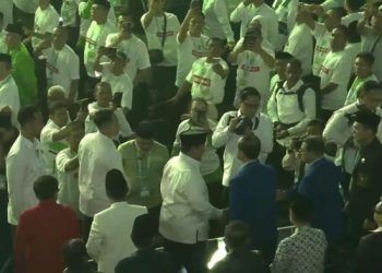 Prabowo-Gibran Hadiri Puncak Harlah ke-28 PKB, Kader Kompak Pakai Kaus ‘Prabowonomics’