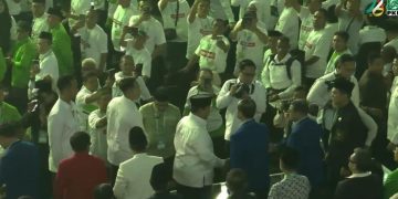Prabowo-Gibran Hadiri Puncak Harlah ke-28 PKB, Kader Kompak Pakai Kaus ‘Prabowonomics’