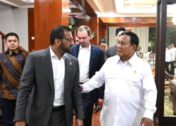 Presiden Prabowo Bertemu Direktur FBI di Kertanegara