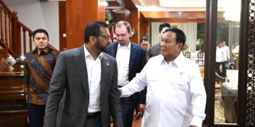 Presiden Prabowo Bertemu Direktur FBI di Kertanegara