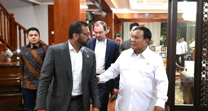 Presiden Prabowo Bertemu Direktur FBI di Kertanegara