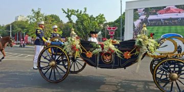 Kirab Bendera Pusaka Awali Rangkaian Upacara HUT RI ke-81