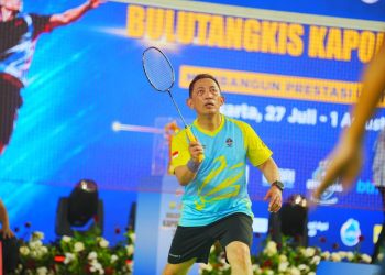 Adu Smash! Laga Kapolri-Widi vs Bahlil-Ahmad Meriahkan Penutupan Kapolri Cup 2026