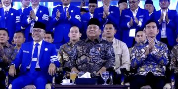 Prabowo-Gibran Hadiri Puncak HUT PAN di JCC