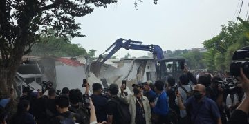 Ekskavator Mulai Ratakan Klaster Mewah Lapas Cibinong