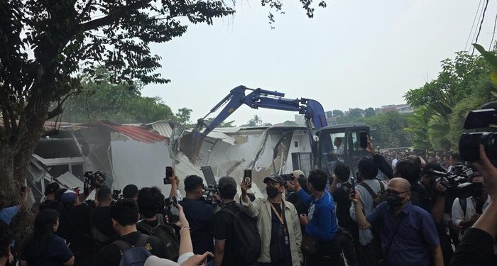 Ekskavator Mulai Ratakan Klaster Mewah Lapas Cibinong