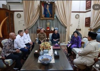Prabowo ke Rumah Megawati Sampaikan Duka Cita