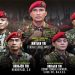 Lima Pati Kopassus Naik Pangkat