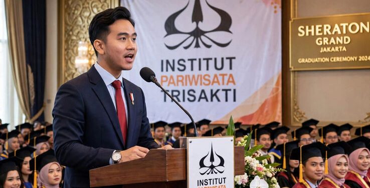 Pidato di Wisuda Trisakti, Wapres Gibran Dorong Teknologi untuk Pariwisata Berkualitas