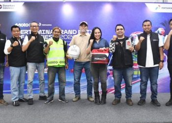 Pertamina Lepas 120 Pengendara dari Jakarta ke Pertamina Mandalika International Circuit