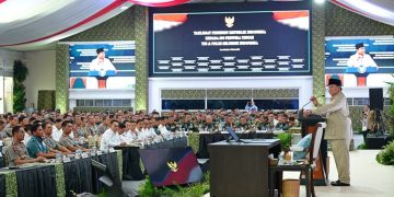 Prabowo Sebut Alasan Kumpulkan 800 Pati TNI dan Polri di Istana